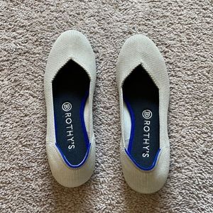 Rothy’s flats. Oatmeal color. Size 9